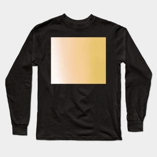 Warm Sunshine Pinstripes, Digital Pattern, Orange White and Yellow Hues Long Sleeve T-Shirt